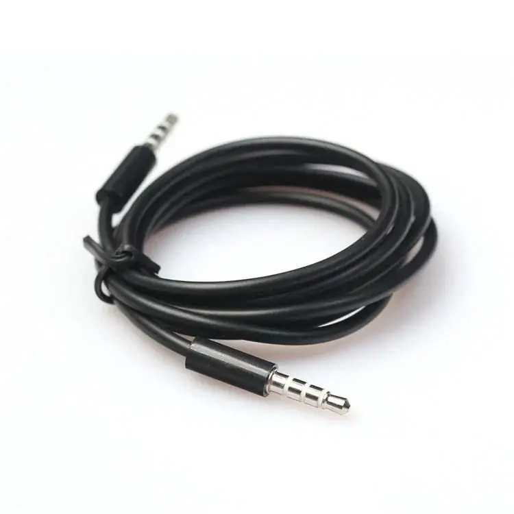Aux (3.5mm) Kabel - Sort - Nyhet i sortimentet