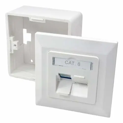 Kampanj - Network socket 2xRJ45 CAT6