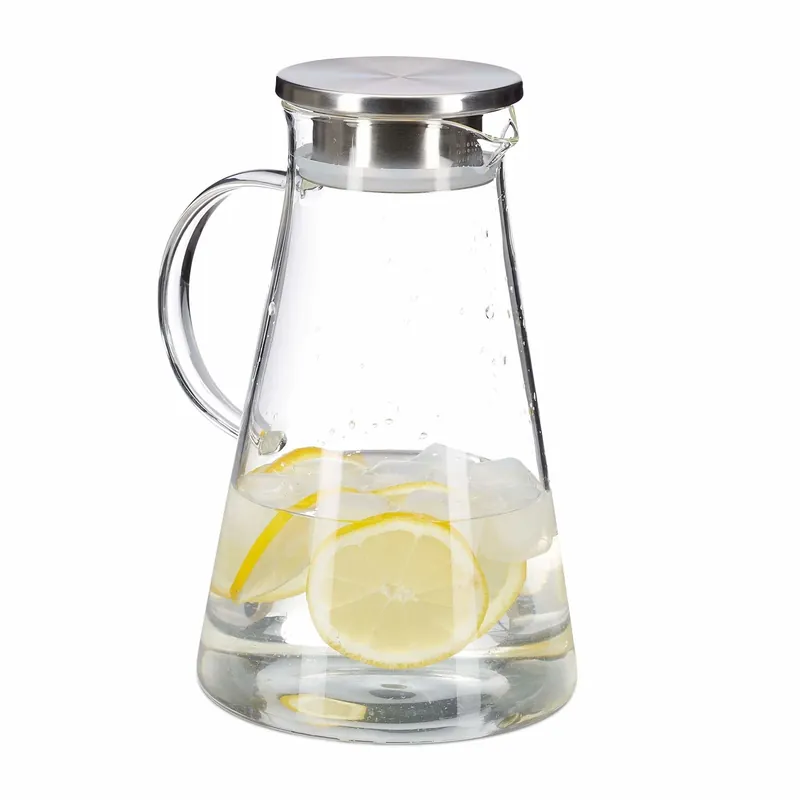 Glaskaraff med lock 1,8 liter - Precis inkommet