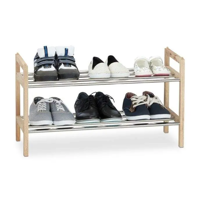 Professionell kvalitet | Shoe shelf walnut stackable