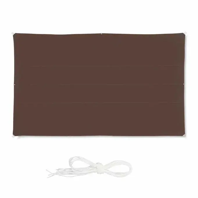 Mycket efterfrågad | Sun sail rectangular brown