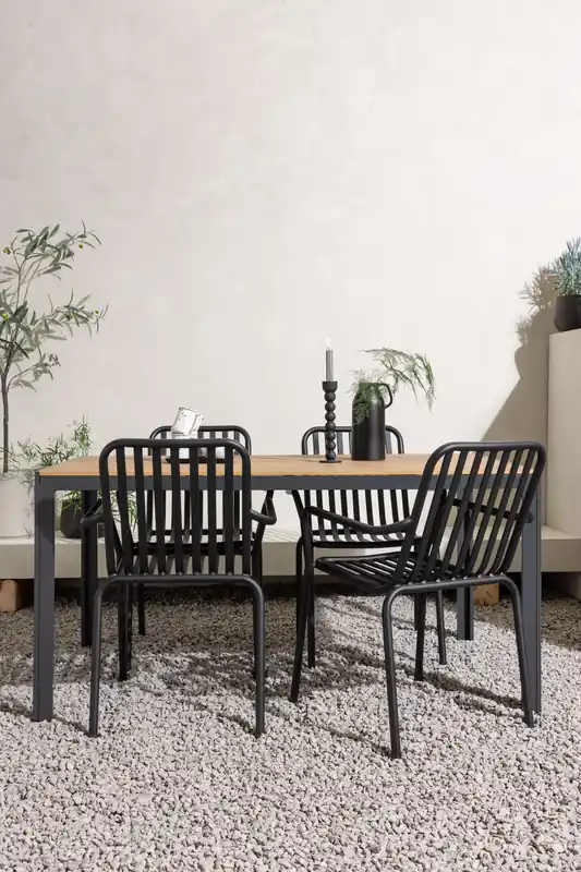 Break Rektangulär Matgrupp , Svart | Kundfavorit