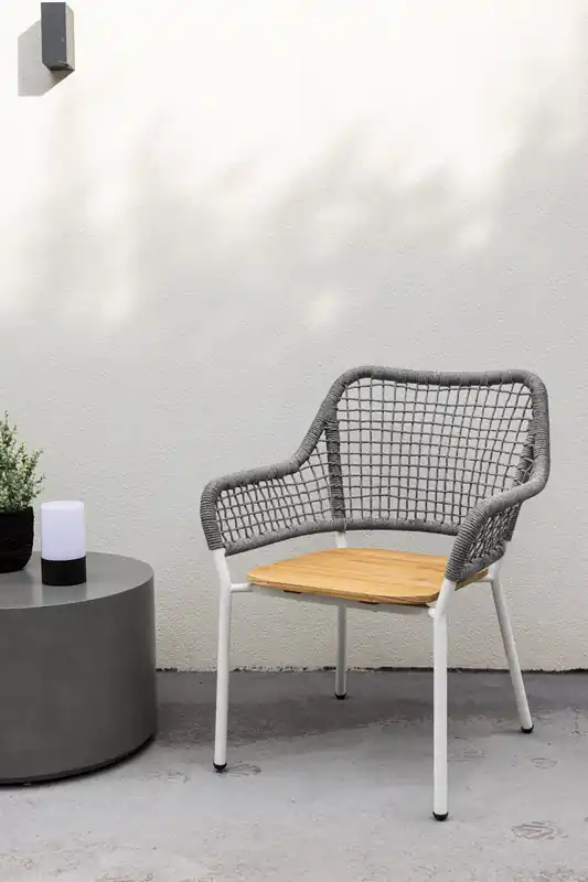 Fauteuil Amora Lounge , Gris - Tillverkarpris